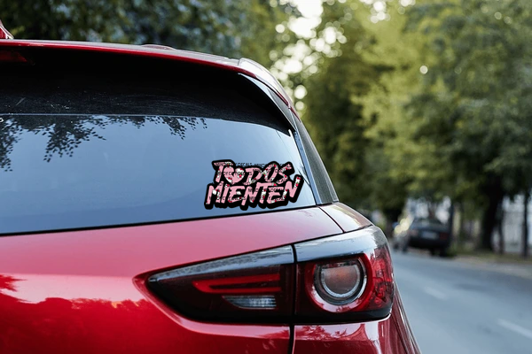 Todos Mienten Premium Car sticker